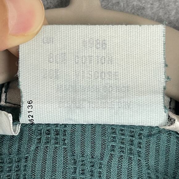 Vintage Guess Georges Marciano Shirt Mens 2 Green Textured Button Up 80s USA - Picture 8 of 15